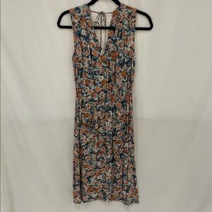 Currant/Elliott Floral Sleeveless Dress - Multicolor